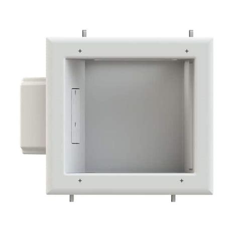 junction box channel|recessed outlet box for tv.